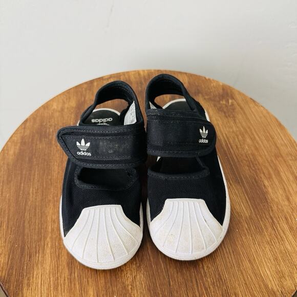 Adidas Superstar 360 Black Slip On Shoes Kids Size 7.5 - Picture 3 of 10